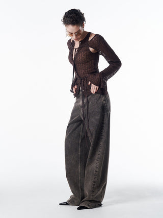 LACE COMPACT LAYERED TOPS