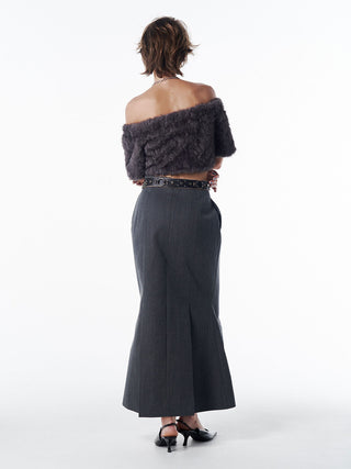 FUR OFFSHOULDER TOPS