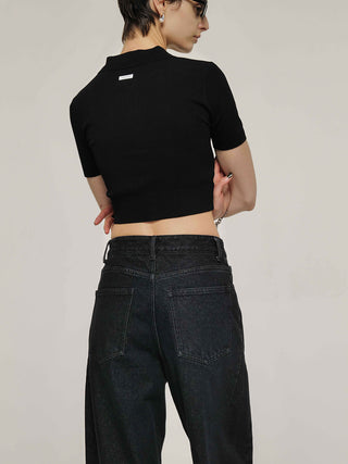 OVAL DENIM PANTS