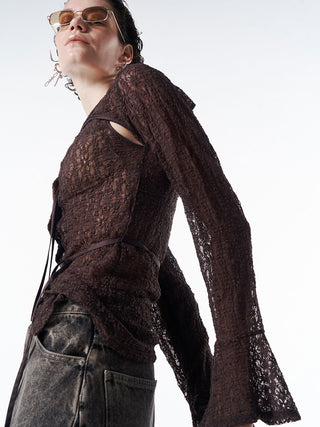 LACE COMPACT LAYERED TOPS