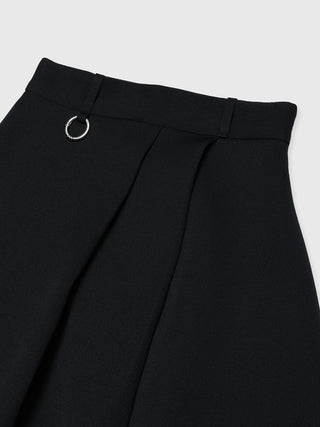 BONDING TUCK FLARE SKIRT