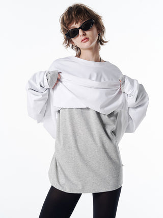 OVER PRINT LONG TSHIRT