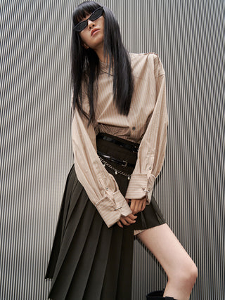 SCREW PLEATS SKIRT