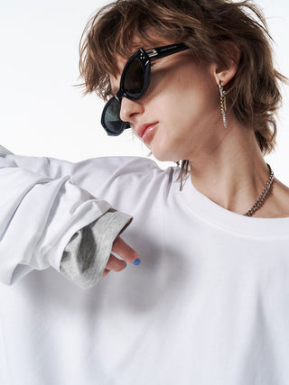 OVER PRINT LONG TSHIRT