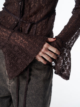 LACE COMPACT LAYERED TOPS