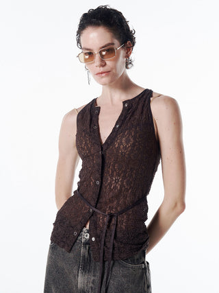 LACE COMPACT LAYERED TOPS