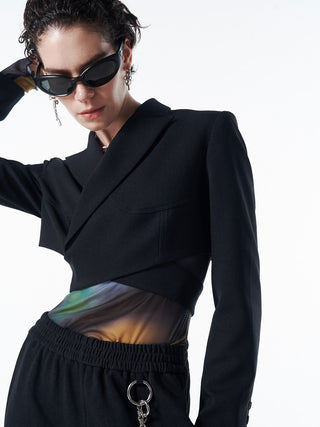 CROSS SHORT JACKET