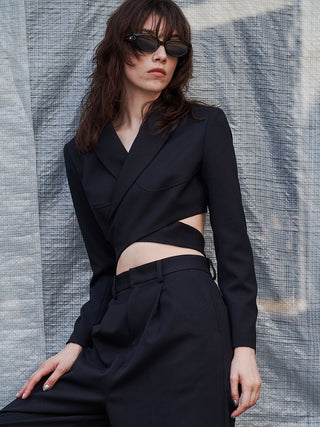 CROSS SHORT JACKET