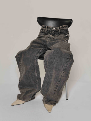 OVAL DENIM PANTS