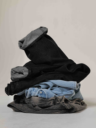 OVAL DENIM PANTS