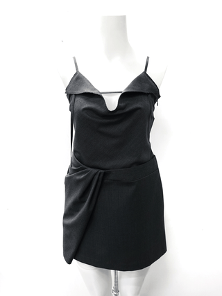 DRAPE MINI DRESS