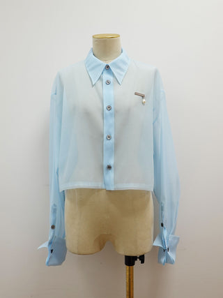SHEER JOSEMOON SHORT SHIRTS