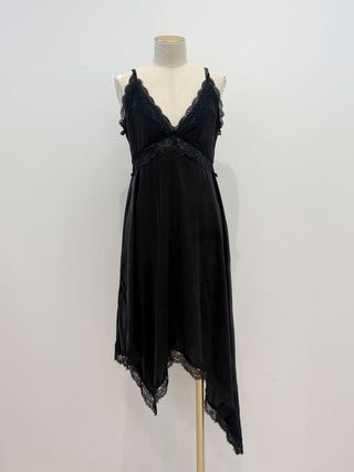 INEGAL LACE VELOR CAMIDRESS