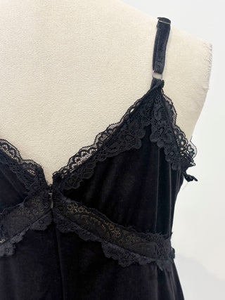 INEGAL LACE VELOR CAMIDRESS