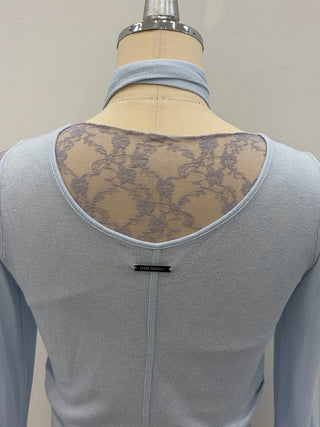 LAYERED LACE CHOKER TOPS