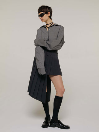 SCREW PLEATS SKIRT