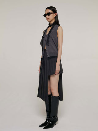 SCREW PLEATS SKIRT