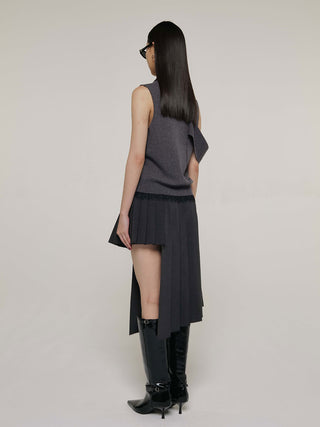 SCREW PLEATS SKIRT