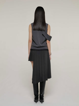 SCREW PLEATS SKIRT