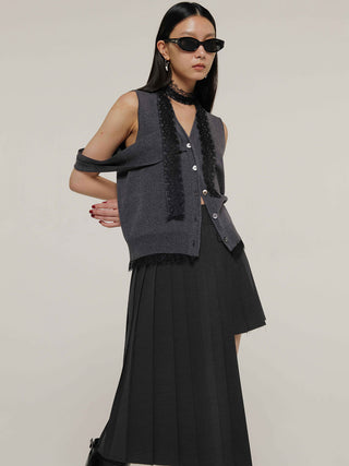 SCREW PLEATS SKIRT