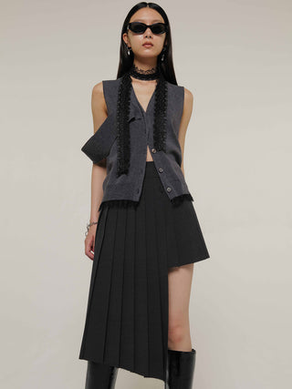 SCREW PLEATS SKIRT