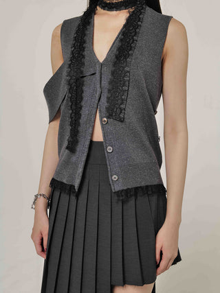 SCREW PLEATS SKIRT