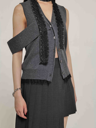 SCREW PLEATS SKIRT