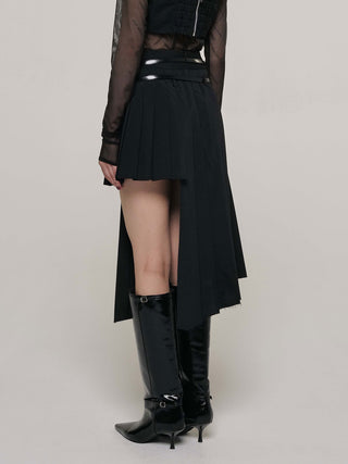 SCREW PLEATS SKIRT