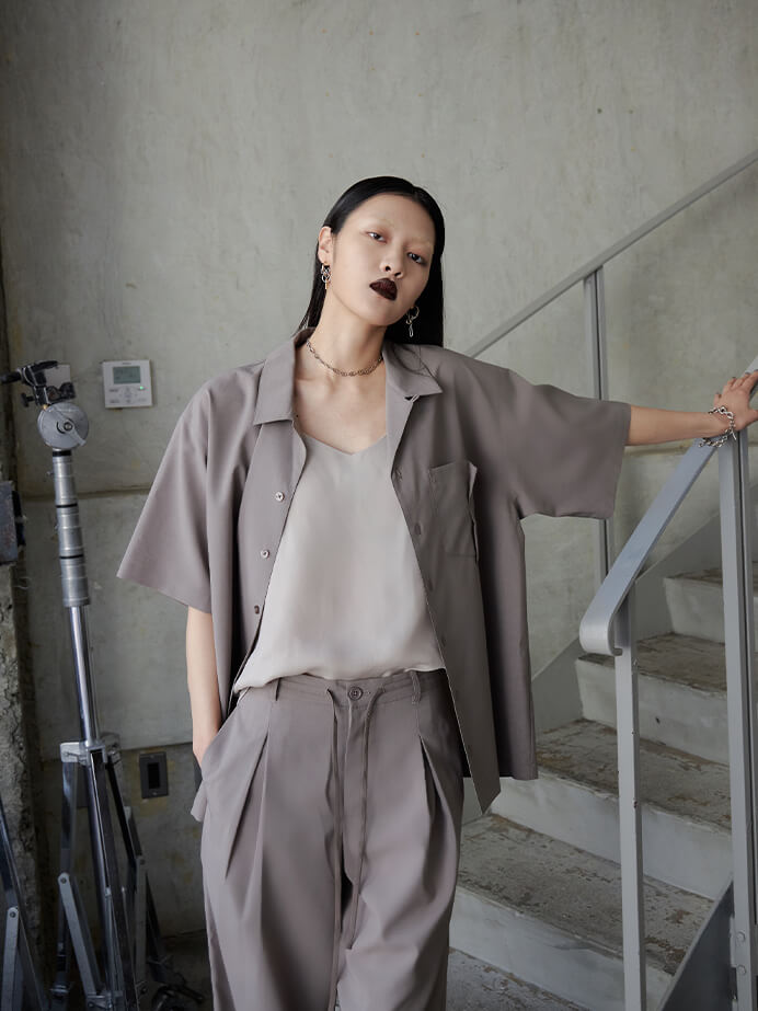 josemoon/ジョゼムーン/CONSTRUCTION CROP SHIRT | www.csi.matera.it