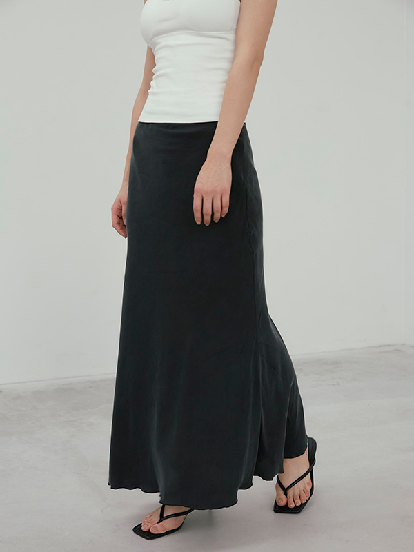 木造 シーナ スカート ボトムス レディース Long skirts Transparent