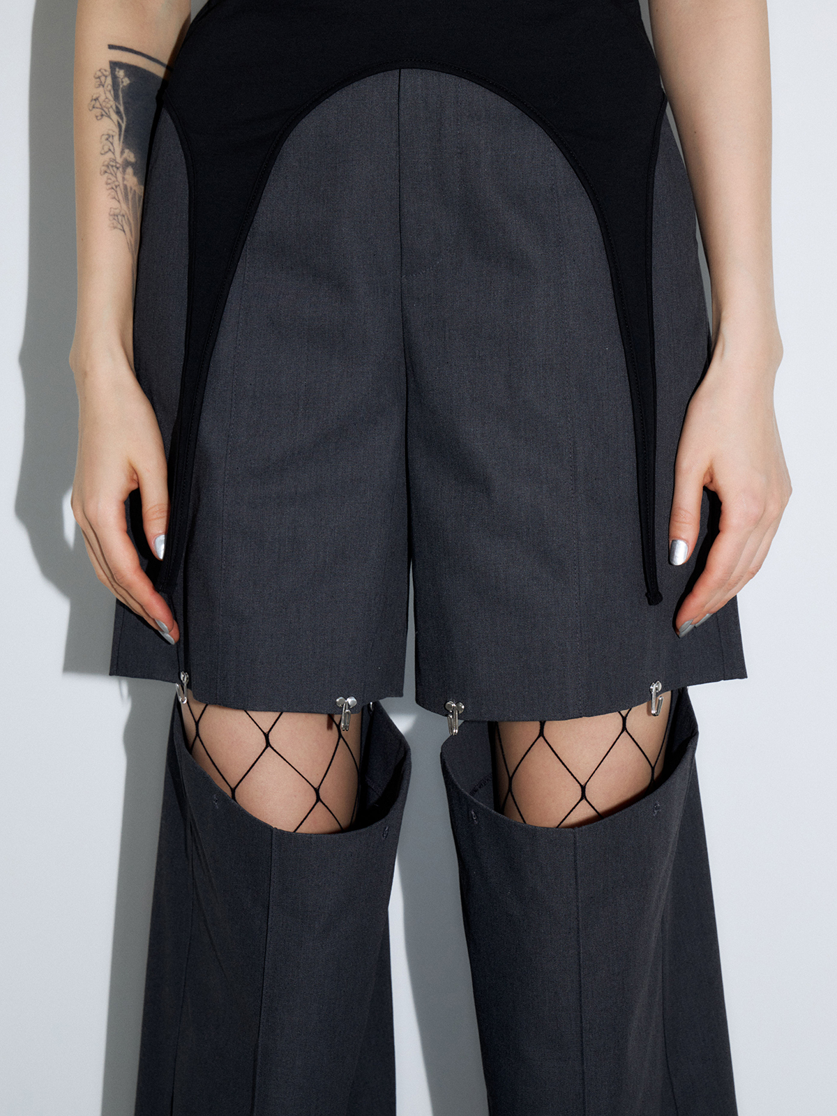 JOSEMOON HOOK SLIT PANTS abitur.gnesin-academy.ru