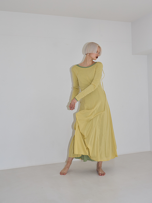 OPEN BACK COMFORT DRESS(36 IVORY): DRESSjosemoon