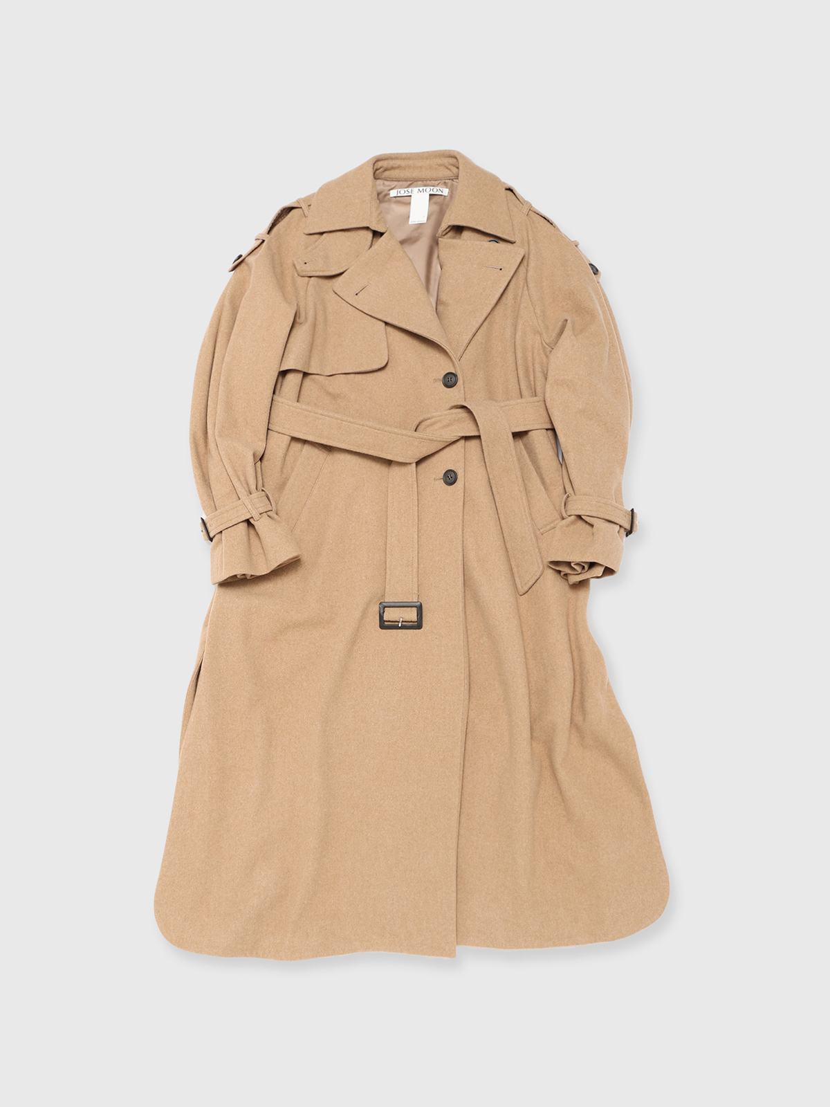 WOOL COMFORTABLE TRENCH COAT(F BEIGE): OUTERjosemoon