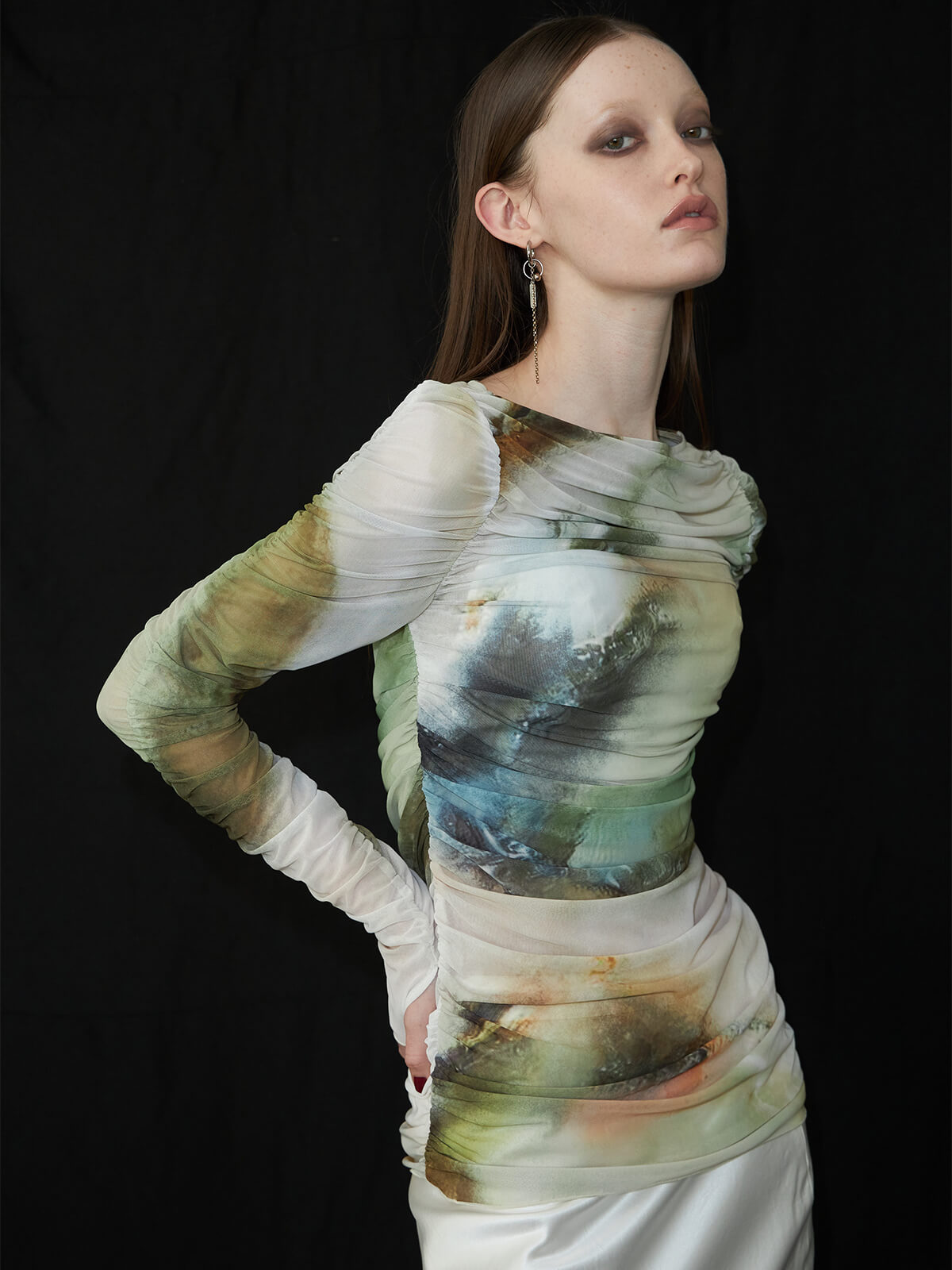 OYSTER ART TOPS(F EARTH): TOPSjosemoon