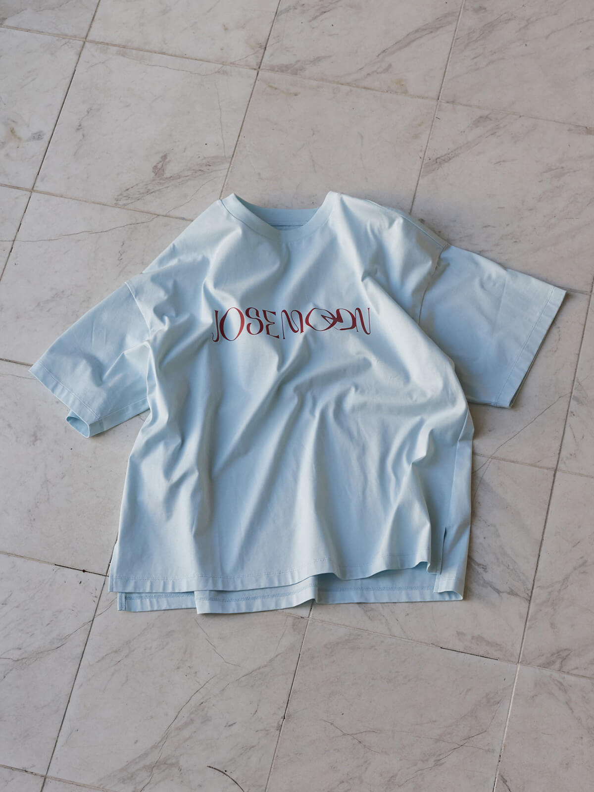 JOSE MOON NUANCE LOGO T-SHIRT(F WHITE): TOPSjosemoon