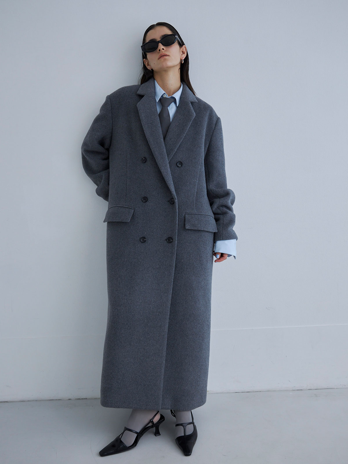 CLASSIC DUBLE COAT(36 GREY): OUTERjosemoon