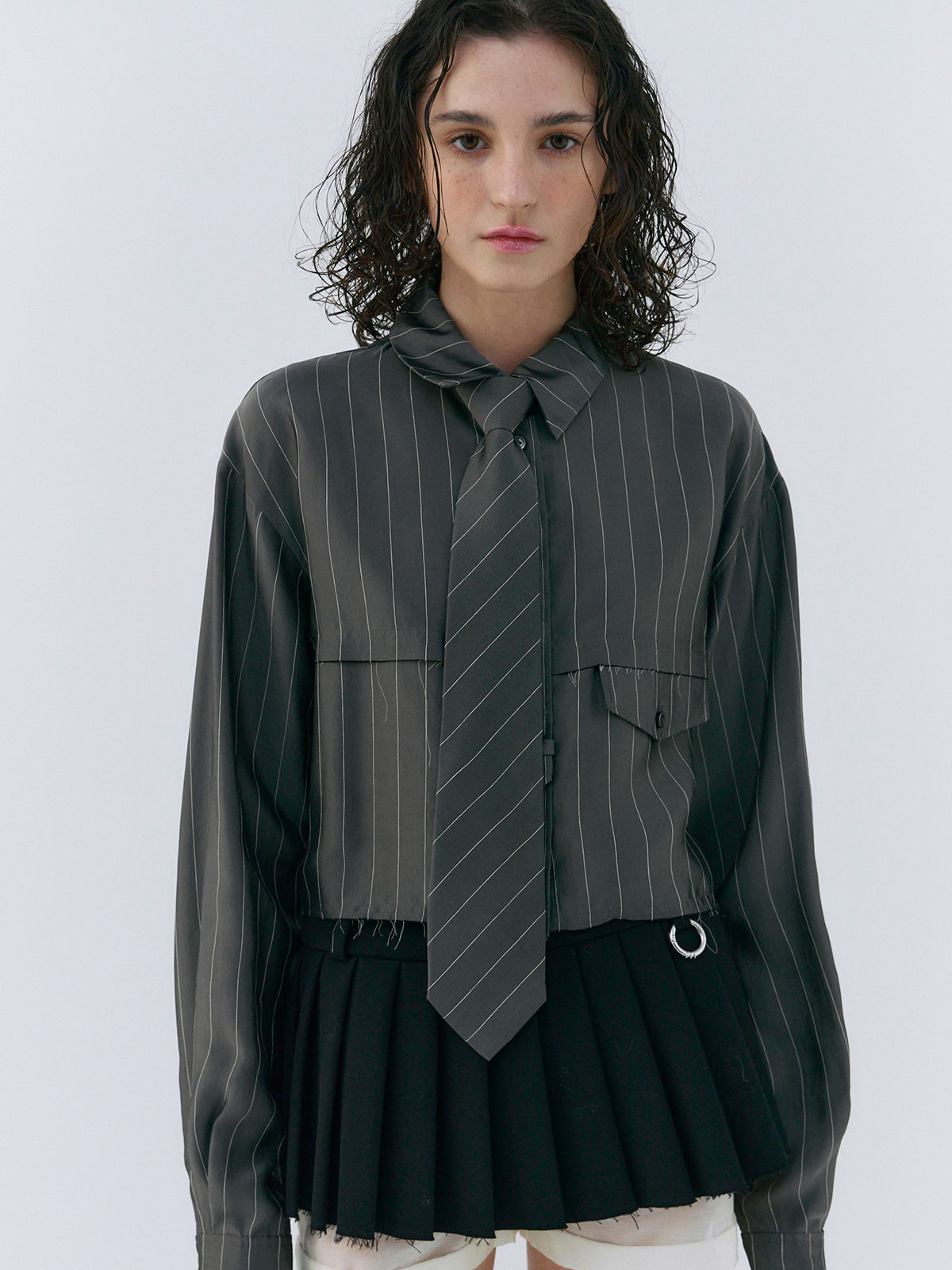 人気商品ランキング SLASH OVERSHORT SHIRTS(F GREY): TOPSjosemoon トップス