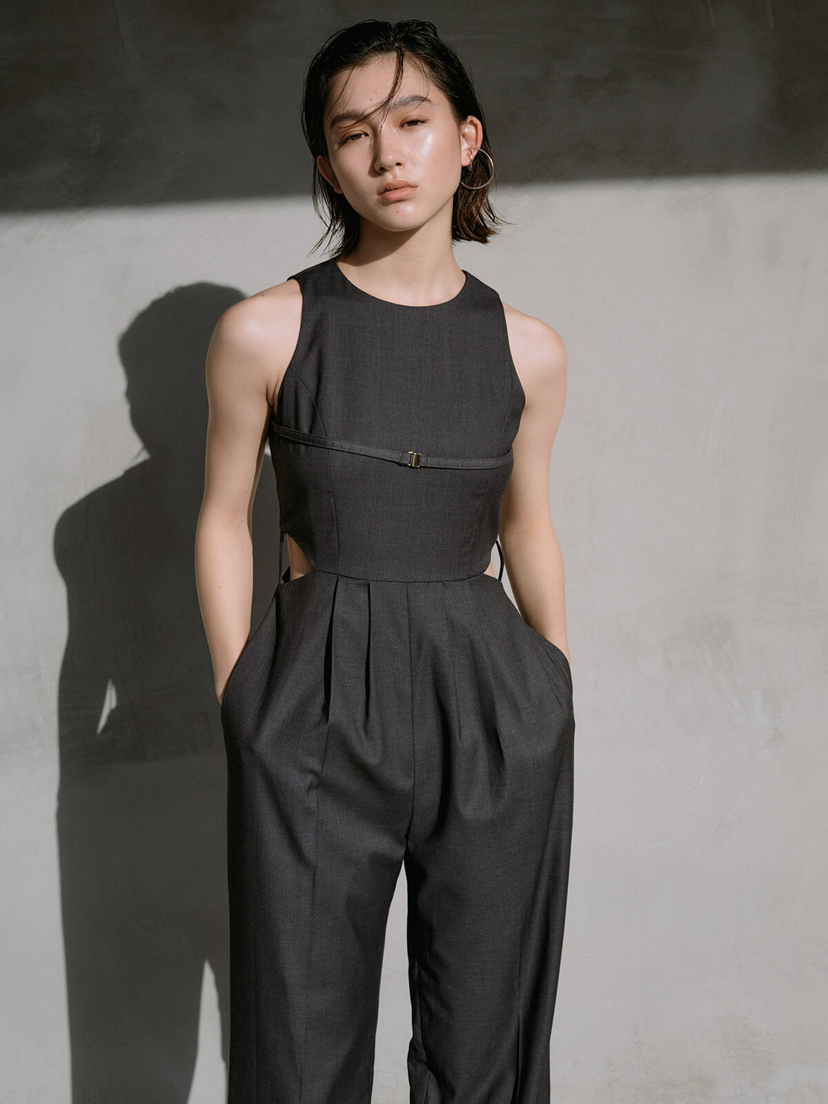 SIDE CUTTING JUMP SUITS