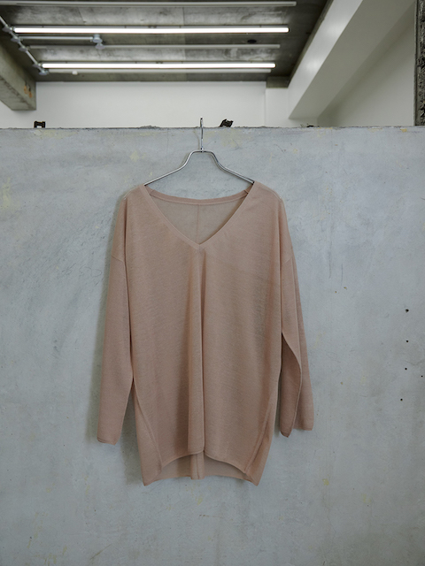 SHEER LINEN KNIT TOP