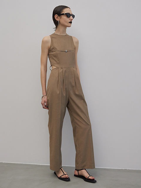 SIDE CUTTING JUMP SUITS