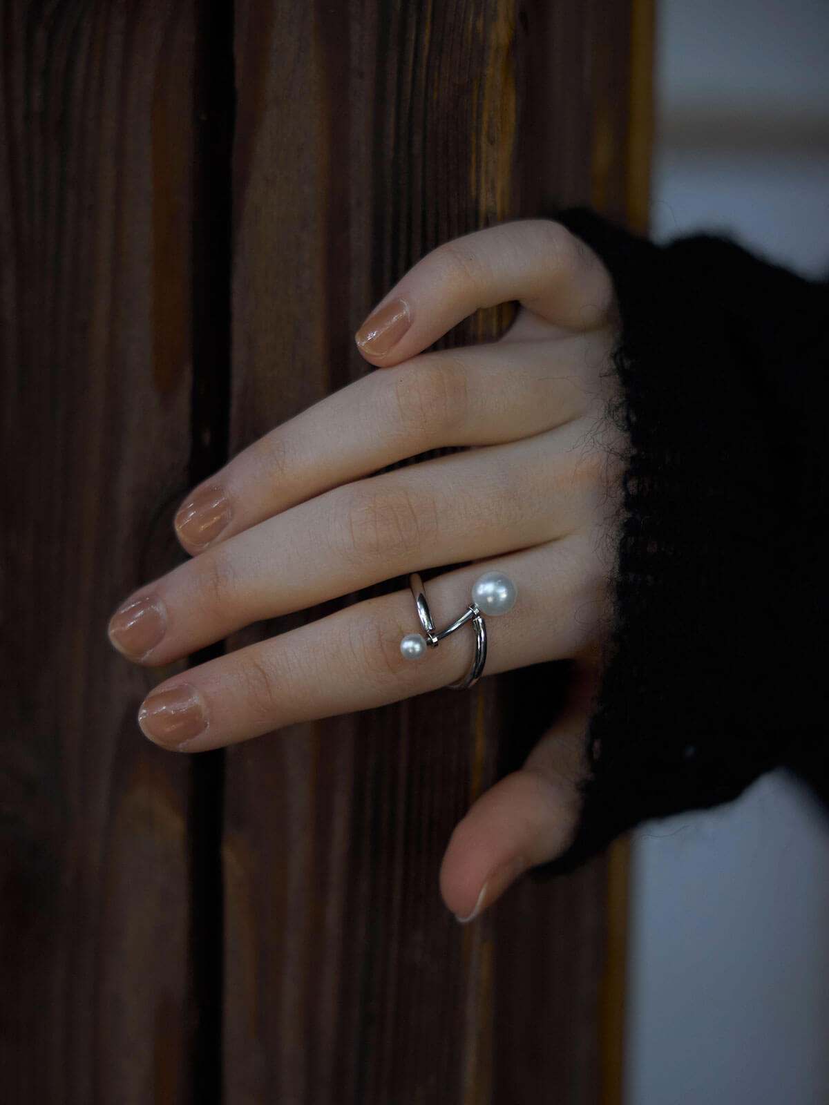 【JUSTINE CLENQUET】MINDY PEARL RING