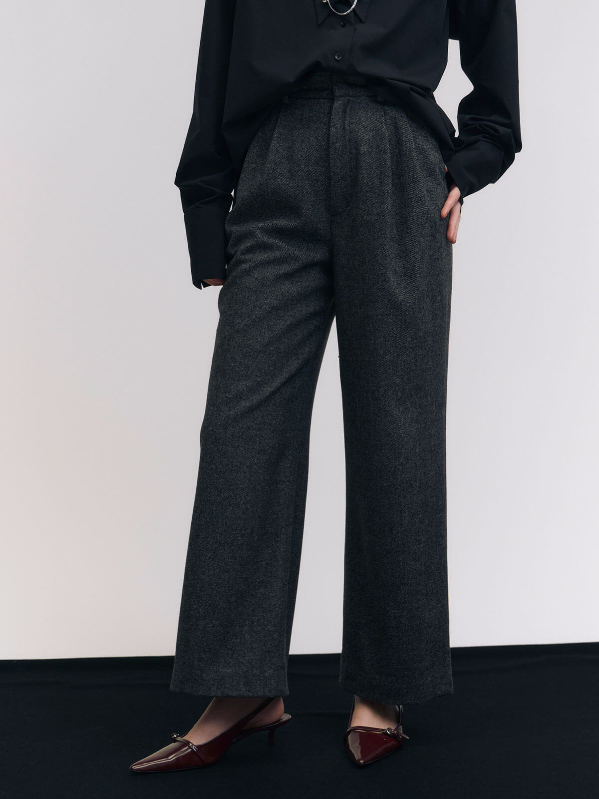 HERRINGBONE PANTS