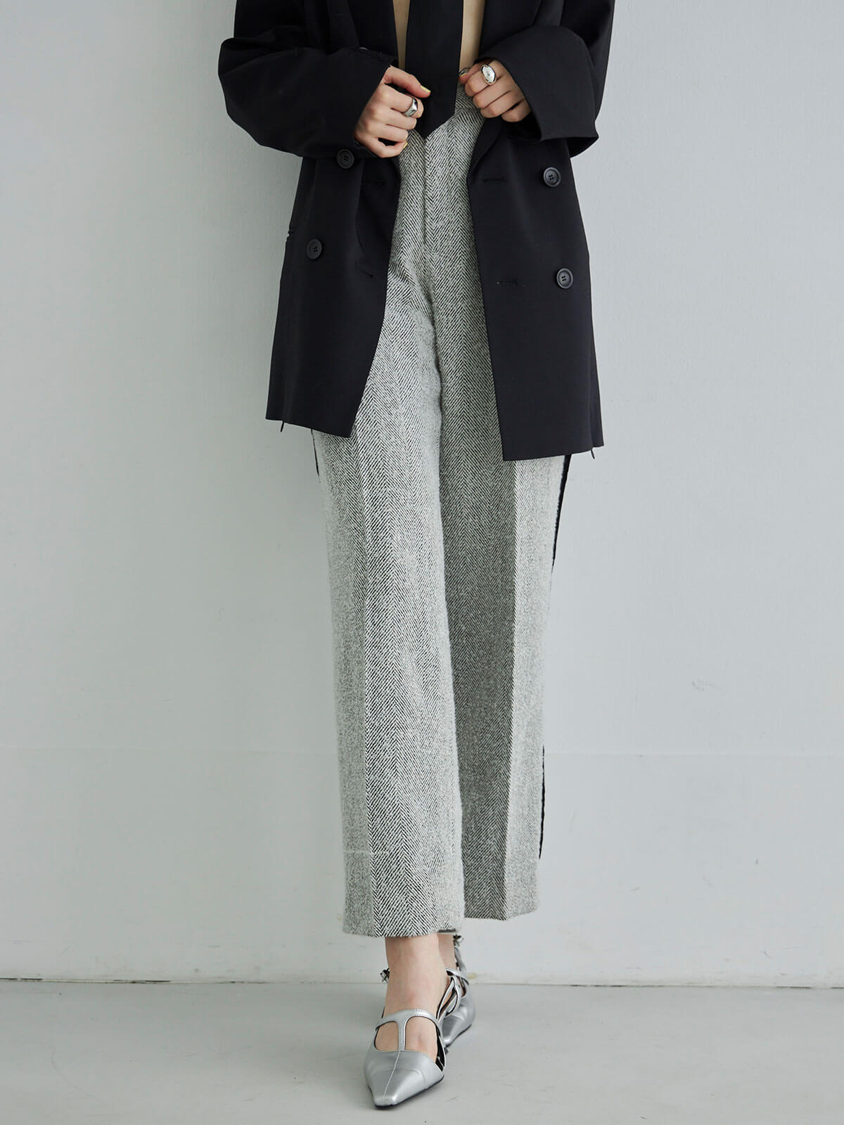 LOOP YARN WIDE PANTS