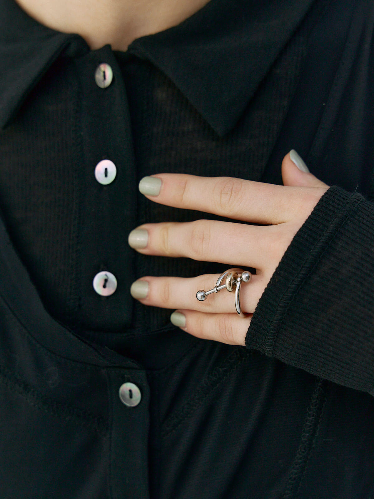 【JUSTINE CLENQUET】SINEAD RING