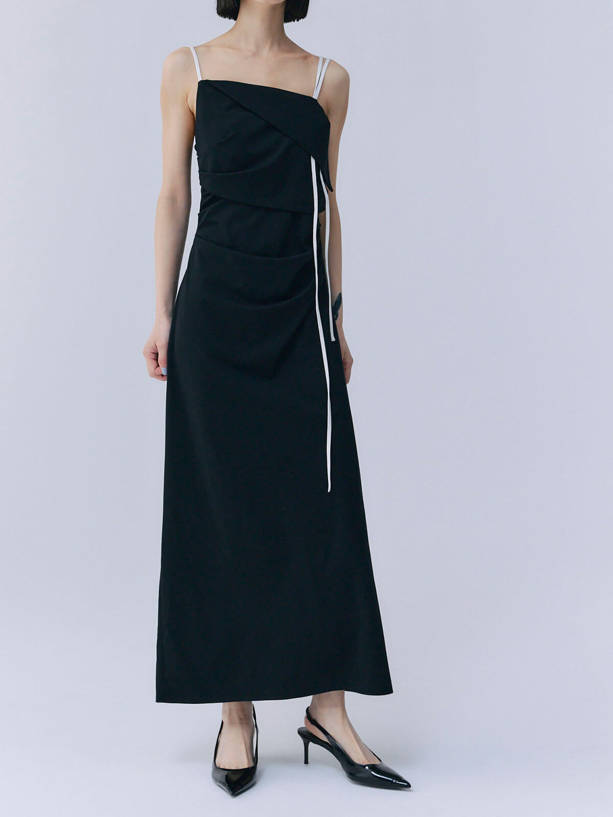 ASYMMETRY JERJEY DRESS