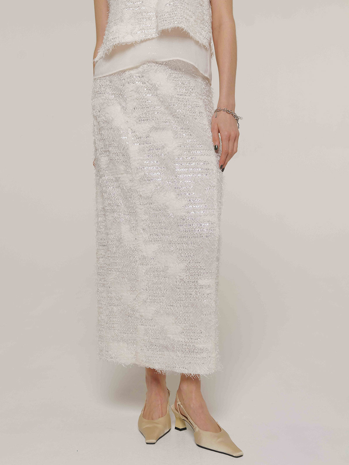 TIGHT JACQUARD SKIRT