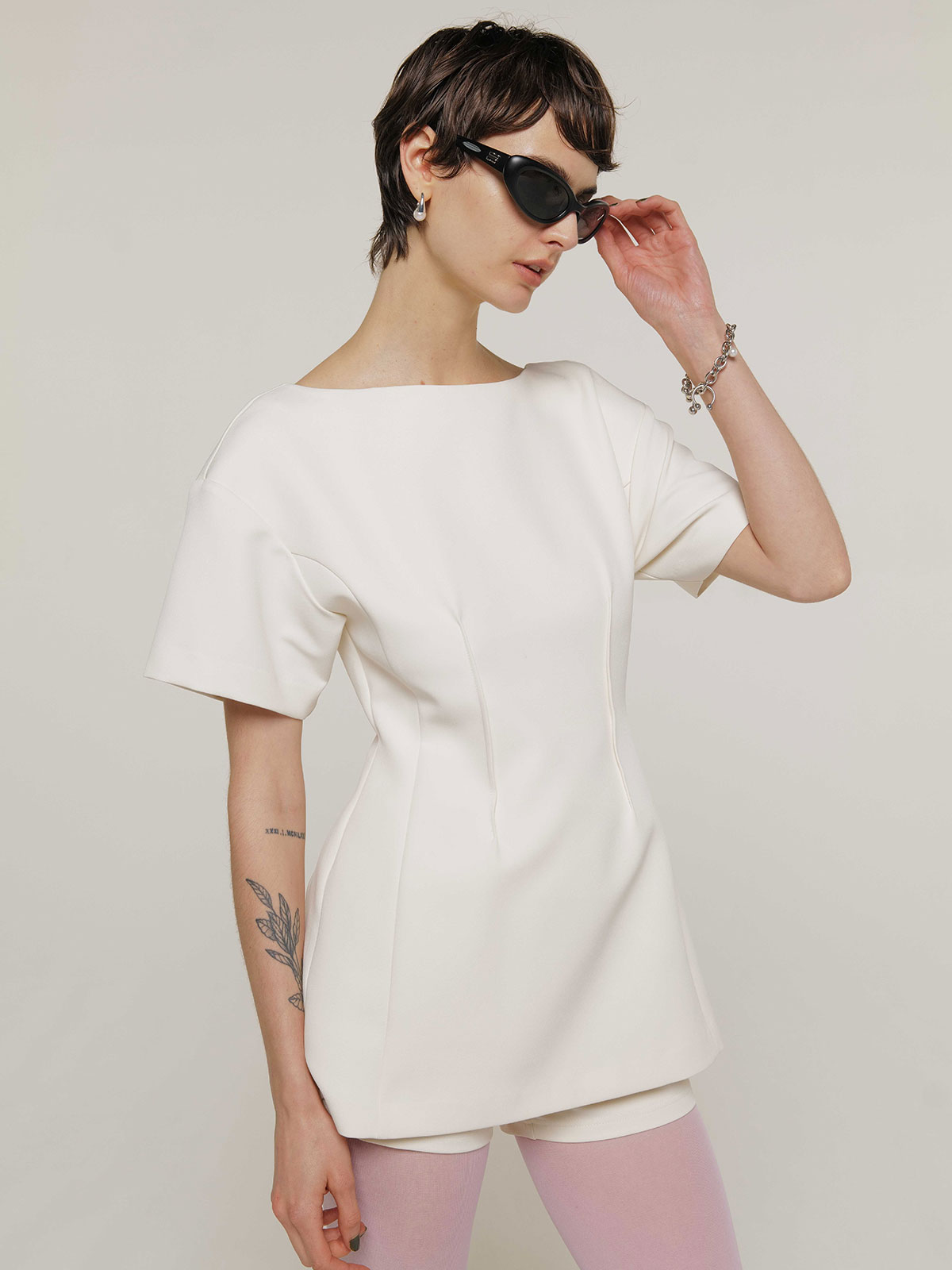 MINI DRESS WITH S/PT